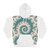 Fractal Echoes - Unisex Pullover Hoodie (AOP)