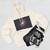 Luminous Galactic Halo - Three-Panel Fleece Hoodie