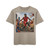 Unleash the Fury: Basketball Slam Dunk - Men's Acid Washed Heavy Oversize Tee