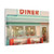 Retro Diner - Matte Canvas, Stretched, 1.25"