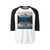 Mountain Serenity - Unisex Three-Quarter Sleeve Raglan Shirt