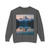 Mountain Serenity - Unisex Lightweight Crewneck Sweatshirt