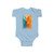 Prismatic Flux - Infant Fine Jersey Bodysuit Prismatic Flux - Infant Fine Jersey Bodysuit