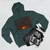Celestial Ember Sentinel - Three-Panel Fleece Hoodie Celestial Ember Sentinel - Three-Panel Fleece Hoodie