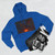 Celestial Ember Sentinel - Three-Panel Fleece Hoodie Celestial Ember Sentinel - Three-Panel Fleece Hoodie