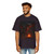 Celestial Ember Sentinel - Men's Heavy Oversized Tee