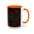 Celestial Ember Sentinel - Accent Coffee Mug (11, 15oz)