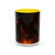 Celestial Ember Sentinel - Accent Coffee Mug (11, 15oz)
