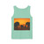 Gentle Giants in Twilight - Unisex Garment-Dyed Tank Top