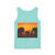 Gentle Giants in Twilight - Unisex Garment-Dyed Tank Top