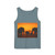 Gentle Giants in Twilight - Unisex Garment-Dyed Tank Top