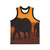 Gentle Giants in Twilight - Unisex Basketball Jersey (AOP)