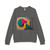 Prismatic Equilibrium - Unisex French Terry Raglan Crewneck