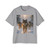 Serene Wolf Pack - Men's Heavy Oversized Tee