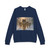 Serene Wolf Pack - Unisex French Terry Raglan Crewneck