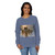 Serene Wolf Pack - Unisex French Terry Raglan Crewneck