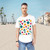 Prismatic Convergence - Men's Jersey Curved Hem Tee