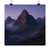 Twilight Mountain Veil - Matte Vertical Posters