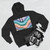 Liquid Wave Flow - Three-Panel Fleece Hoodie