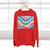 Liquid Wave Flow - Three-Panel Fleece Hoodie
