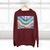 Liquid Wave Flow - Three-Panel Fleece Hoodie