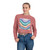 Liquid Wave Flow - Women's Cropped Sweatshirt