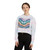 Liquid Wave Flow - Women’s Cropped Hooded Sweatshirt