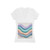 Liquid Wave Flow - Women's Jersey Short Sleeve Deep V-Neck Tee