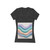 Liquid Wave Flow - Women's Jersey Short Sleeve Deep V-Neck Tee