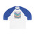 Liquid Wave Flow - Unisex 3\4 Sleeve Baseball Tee