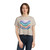 Liquid Wave Flow - Women's Flowy Cropped Tee