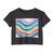 Liquid Wave Flow - Women's Festival Crop Top