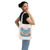 Liquid Wave Flow - Organic Canvas Tote Bag