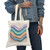 Liquid Wave Flow - Natural Tote Bag