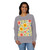Whimsical Floral Waltz - Unisex French Terry Raglan Crewneck