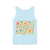 Whimsical Floral Waltz - Unisex Garment-Dyed Tank Top