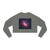 Ethereal Nebula Dance - Women's Cropped Sweatshirt