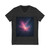 Ethereal Nebula Dance - Unisex Jersey Short Sleeve V-Neck Tee