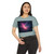 Ethereal Nebula Dance - Women's Festival Crop Top