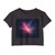 Ethereal Nebula Dance - Women's Festival Crop Top