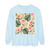 Botanical Bliss Escape - Unisex Garment-dyed Long Sleeve T-Shirt