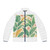 Botanical Bliss Escape - Men's Puffer Jacket (AOP)