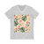 Botanical Bliss Escape - Unisex Jersey Short Sleeve V-Neck Tee