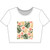 Botanical Bliss Escape - Women’s Poly-Cotton Crop Tee