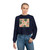 Botanical Bliss Escape - Women's Cropped Fleece Pullover