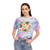 Botanical Bliss Escape - Women's Tie-Dye Crop Tee