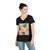 Botanical Bliss Escape - Ladies' V-Neck T-Shirt