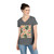 Botanical Bliss Escape - Ladies' V-Neck T-Shirt