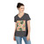Botanical Bliss Escape - Ladies' V-Neck T-Shirt