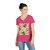 Botanical Bliss Escape - Ladies' V-Neck T-Shirt